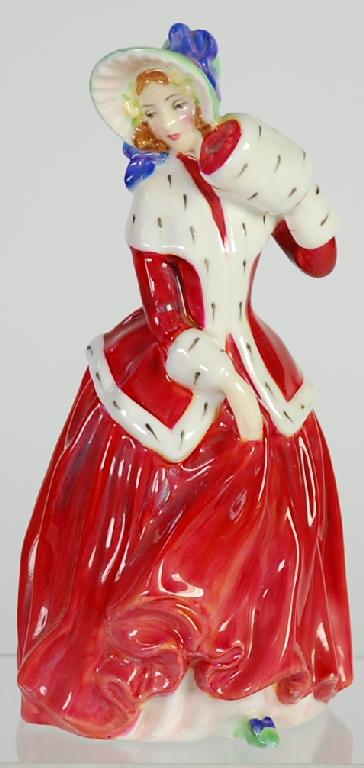 Appraisal: ROYAL DOULTON CHINA FIGURE 'Christmas Morn' HN cm high