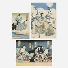 Appraisal: Ukiyo-e School COLLECTION OF THREE PRINTS th centurywoodblock prints in