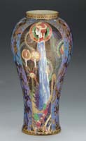 Appraisal: WEDGWOOD FAIRYLAND LUSTRE CANDLEMAS VASE Wonderful Wedgwood Fairyland Lustre vase