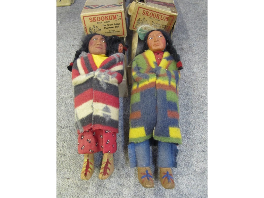 Appraisal: Two Indian dolls