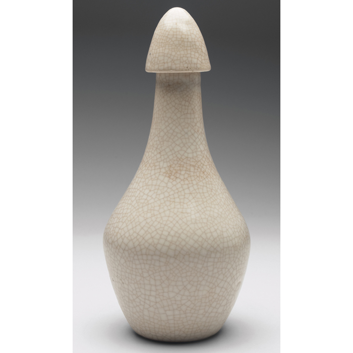 Appraisal: Raoul Lachenal for Cusenier bottle bulbous shape in an ivory