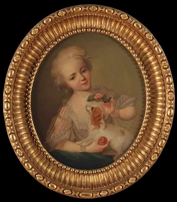 Appraisal: MANNER OF FRANCOIS DROUAIS PORTRAIT OF A YOUNG GIRL WITH