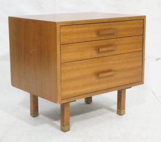 Appraisal: HARVEY PROBBER American Modern Walnut Night Stand HARVEY PROBBER American