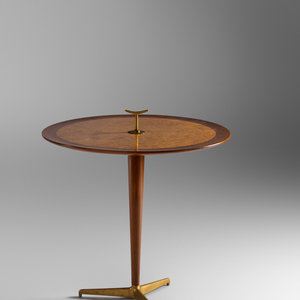 Appraisal: Edward Wormley American - Occasional Table model Dunbar USA walnut