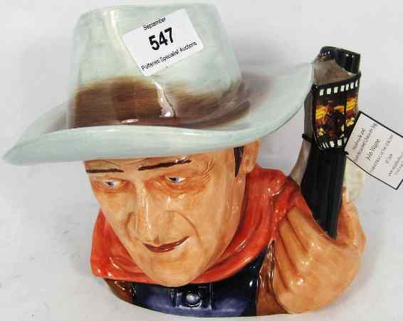 Appraisal: Royal Doulton Large Character Jug John Wayne D Jug of