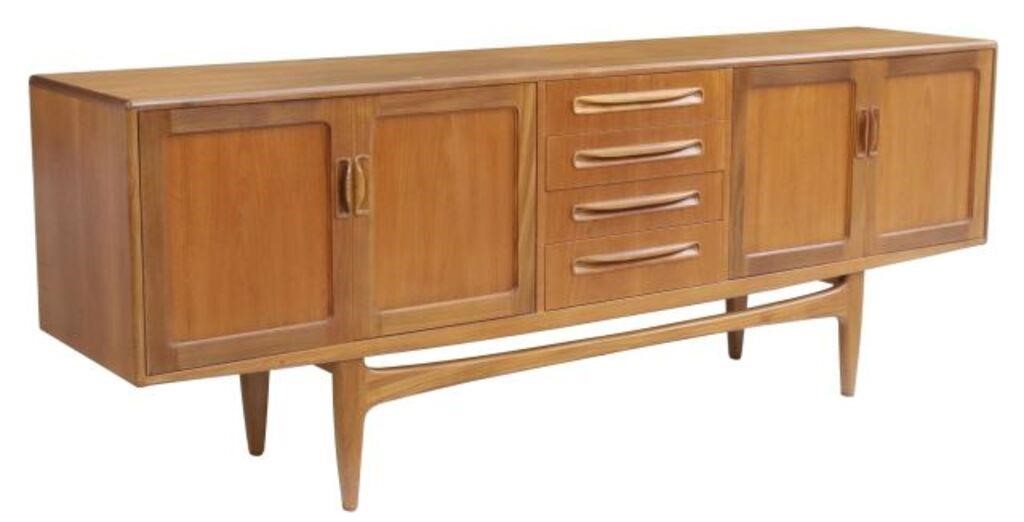 Appraisal: Mid-century modern Fresco teak sideboard credenza Victor B Wilkins for