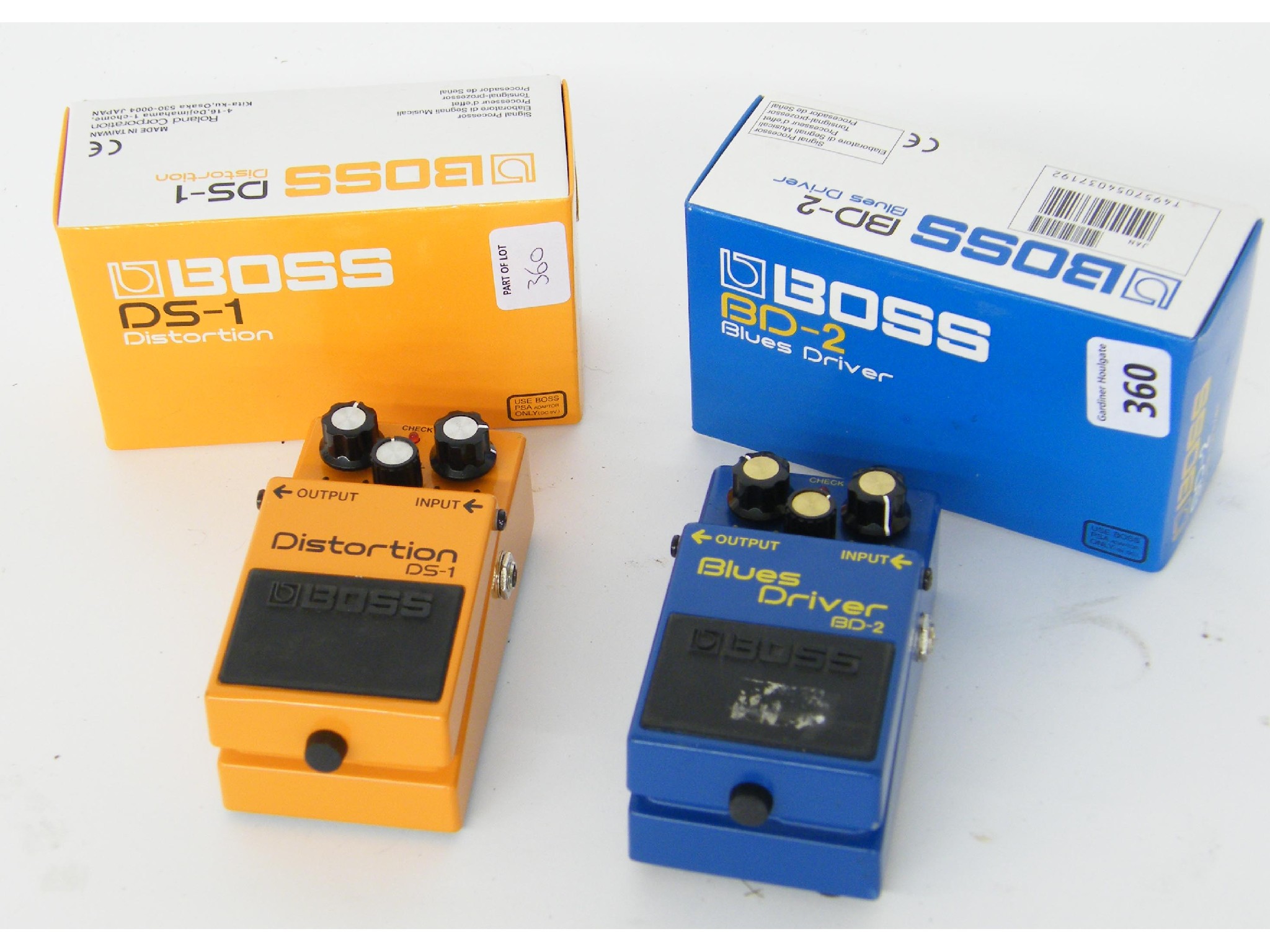 Appraisal: Boss BD- Blues Driver guitar effects pedal together with Boss