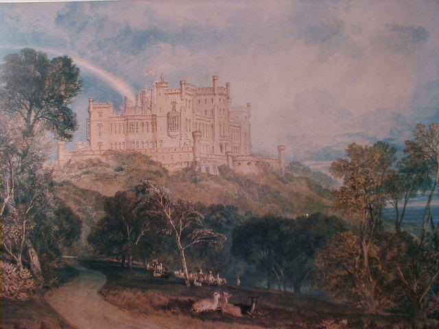 Appraisal: After J M W Turner A view of Belvoir Castle