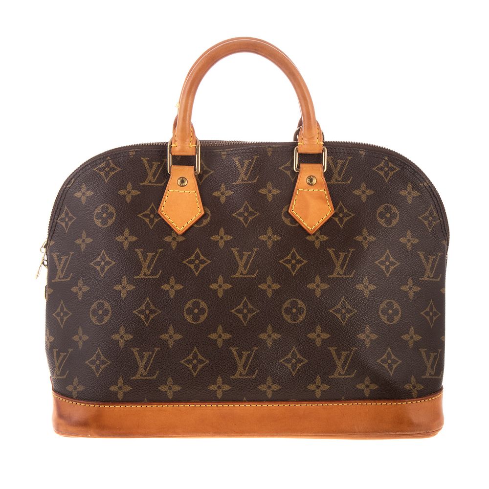 Appraisal: A Louis Vuitton Alma PM A brown and tan Monogram