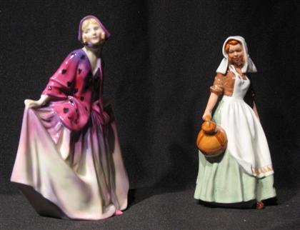 Appraisal: Two piece Royal Doulton figurines Sweet Anne and The Milkmaid