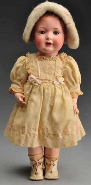 Appraisal: B P Character Toddler Doll Description German bisque socket head