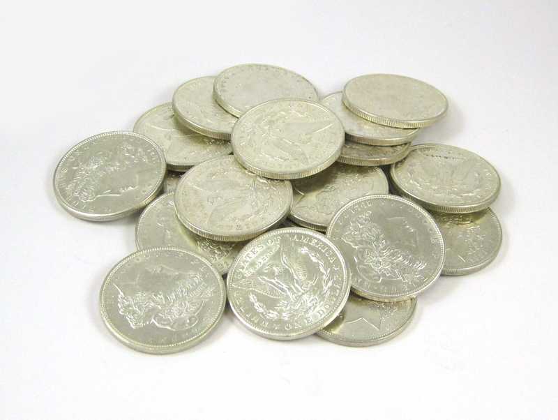 Appraisal: A ROLL OF TWENTY U S SILVER MORGAN DOLLARS -P