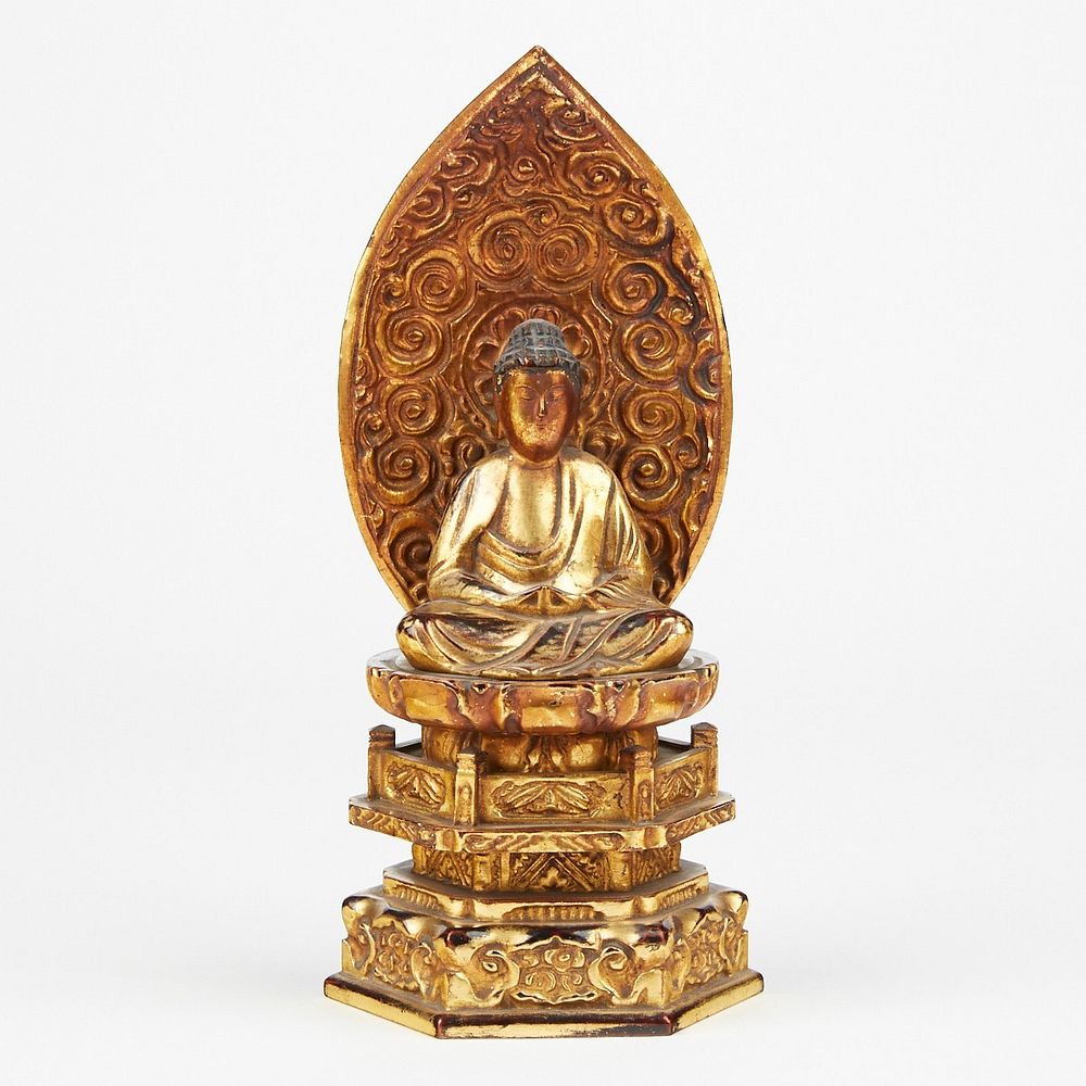 Appraisal: th th c Lacquered Bodhisattva th or th c beautifully