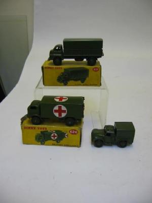 Appraisal: Three Ton Army Wagon Military Ambulance boxes AF Army One