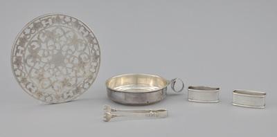 Appraisal: A Group of Sterling Silver Tabletop Items Including a Royal