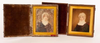 Appraisal: English School th Century Portrait Miniature of Lady Dundas Charlotte