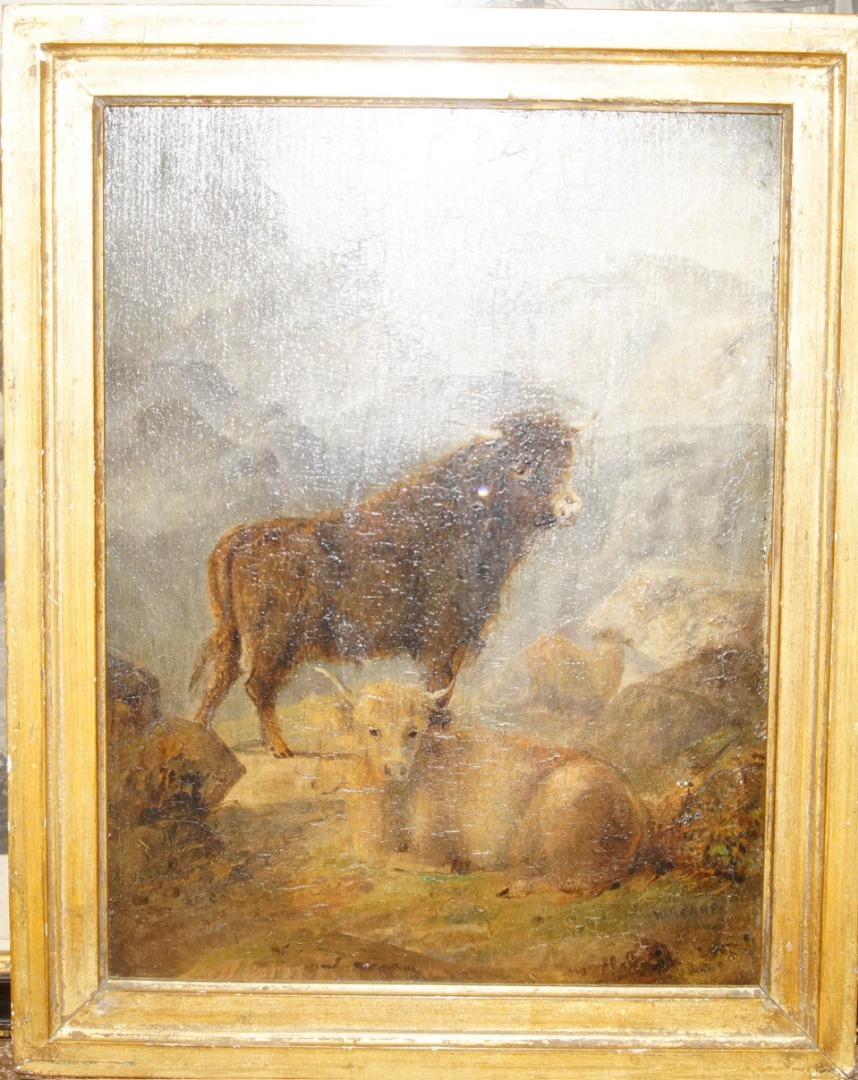 Appraisal: W S Earp th thC British School Study of cattle