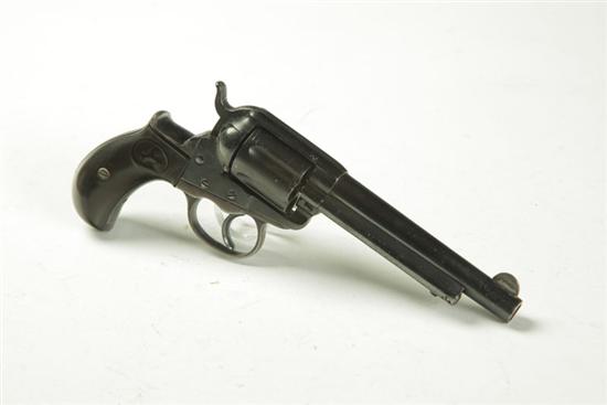 Appraisal: COLT LIGHTNING REVOLVER caliber six-shot cylinder '' round barrel checkered