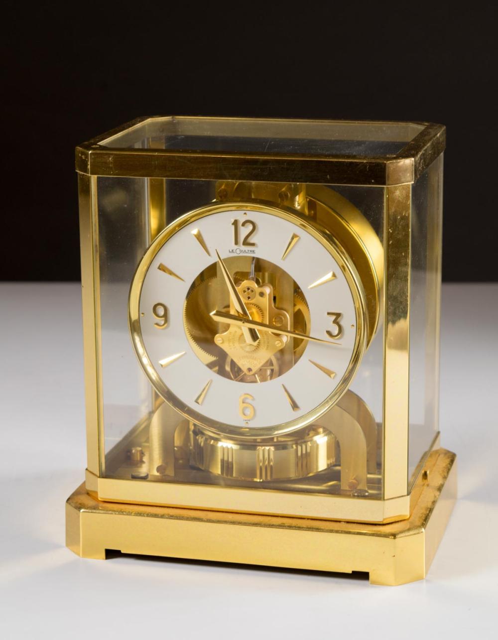 Appraisal: SWISS ATMOS CLOCK IN ORIGINAL BOX LeCoultre Cie Le Sentier