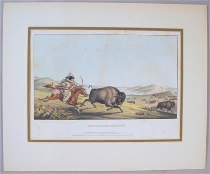 Appraisal: piece Hand-colored Lithograph McKenney Thomas L Hall James History of