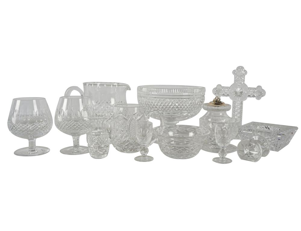 Appraisal: COLLECTION OF WATERFORD CRYSTALeach signed comprising pitcher high dessert coupes