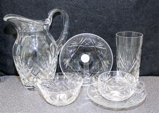 Appraisal: Sale Lot A St Louis Cut Glass Table Service comprising