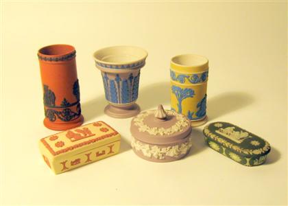 Appraisal: Group of Wedgwood jasperware table items th century