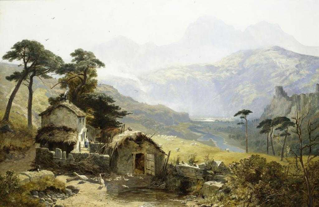 Appraisal: JOSEPH PAUL PETTITT - THE VALLEY OF DOLWYDDELAN NORTH WALES