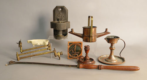 Appraisal: Group of miscellaneous lighting th c and th c together