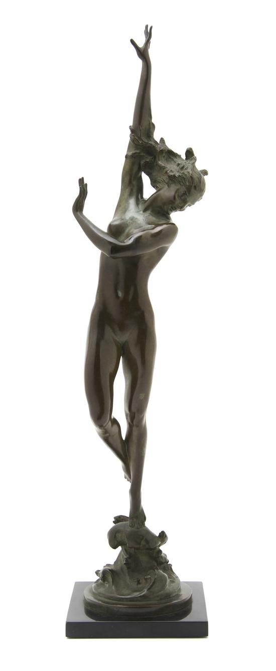 Appraisal: n American Bronze Figure Harriet Whitney Frishmuth - Crest of