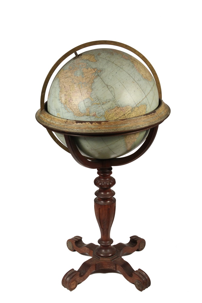 Appraisal: RARE TERRESTRIAL FLOOR GLOBE - - Rand-McNally Chicago Library Globe