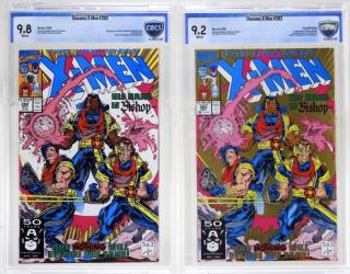 Appraisal: UNITED STATES TH CENTURY Two copies of Marvel Comics Uncanny