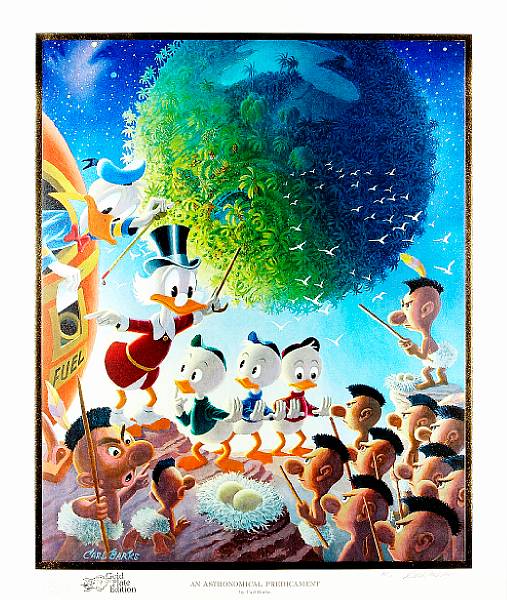 Appraisal: Carl Barks Another Rainbow Gold Plate Artist Proof AP- to