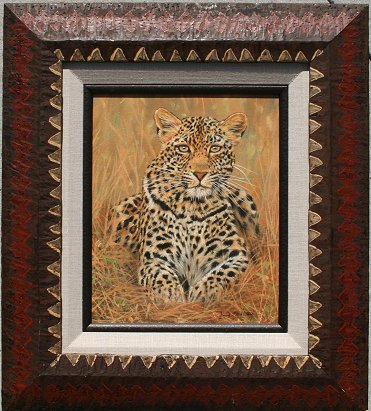 Appraisal: STRIBBLING David British th C Portrait of a Leopard Oil