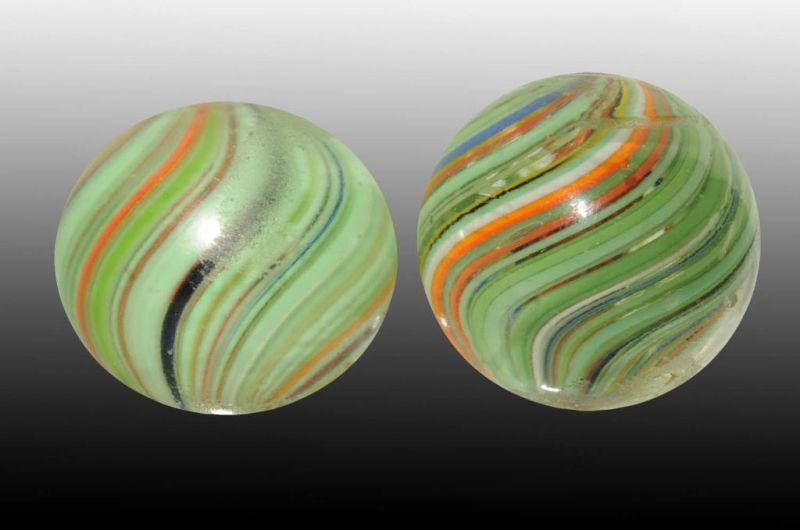 Appraisal: Lot of Joseph Swirl Marbles Description One English Joseph swirl