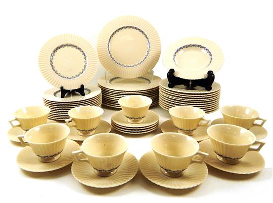 Appraisal: th C Lenox Priscilla partial dinnerware set fifty-seven pieces most