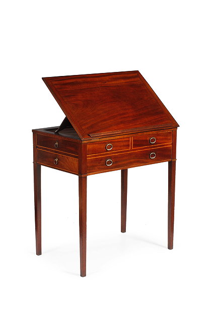 Appraisal: A TH CENTURY MAHOGANY LIBRARY READING TABLE by Gillows of