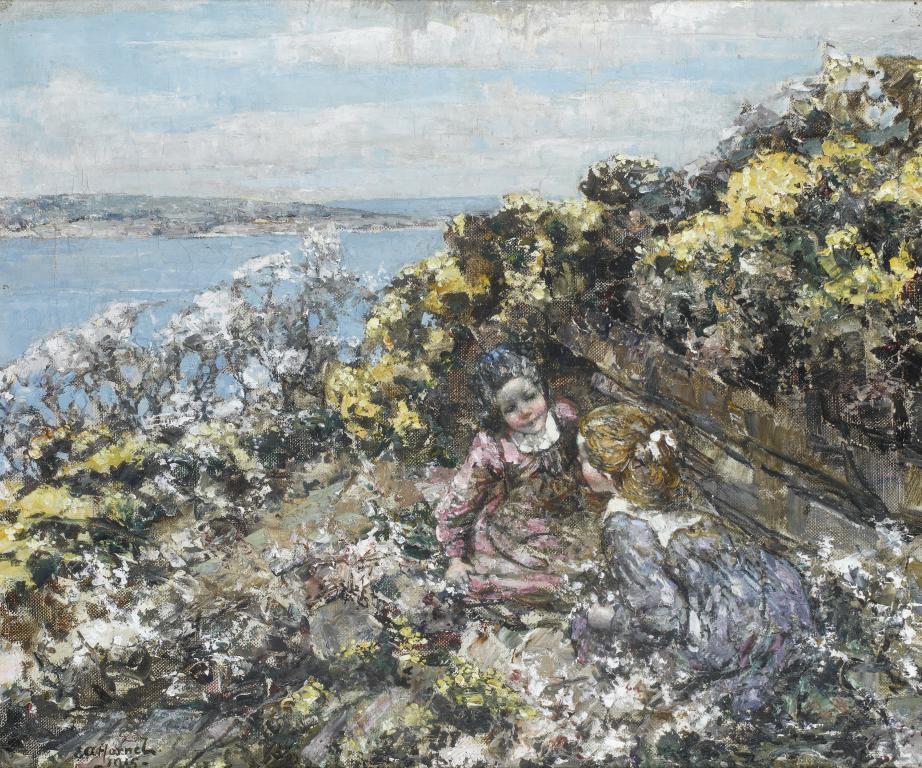 Appraisal: EDWARD ATKINSON HORNEL ROI ARSA - SUMMERTIME signed and dated