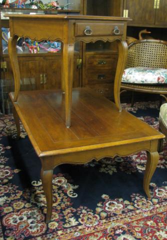 Appraisal: Henredon table set including x cocktail table and one-drawer end