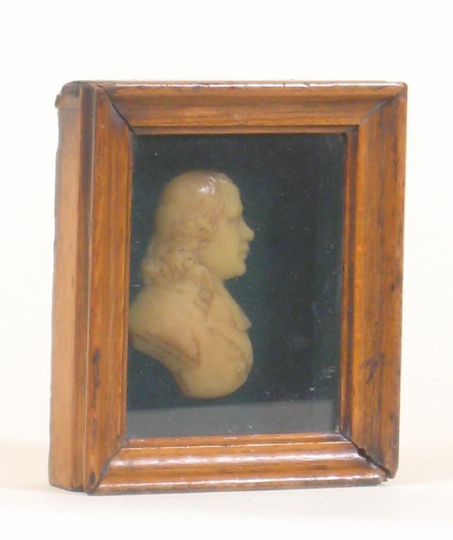 Appraisal: TASSIE Wax bust portrait of Alex Waugh A M Wells