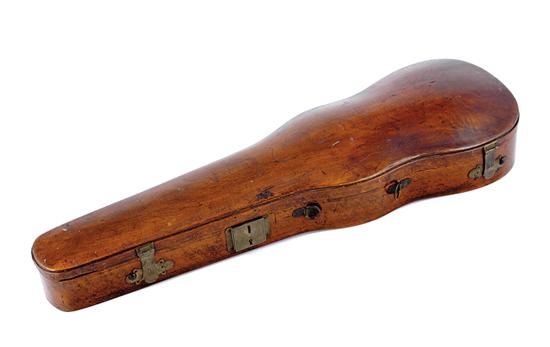 Appraisal: Mahogany violin case th century L Provenance Property from a