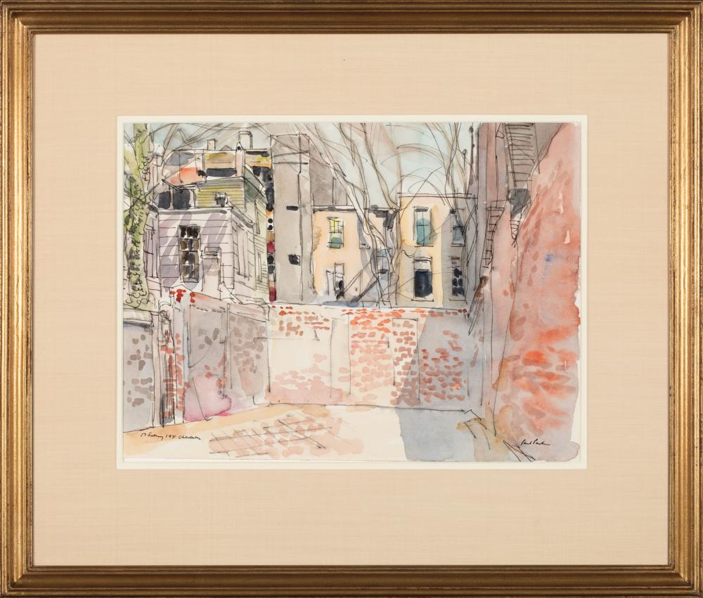 Appraisal: Paul Parker American Illinois - Back Alley Charleston St Michael's