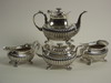 Appraisal: STERLING TEA SET - A four piece Whiting Sterling tea