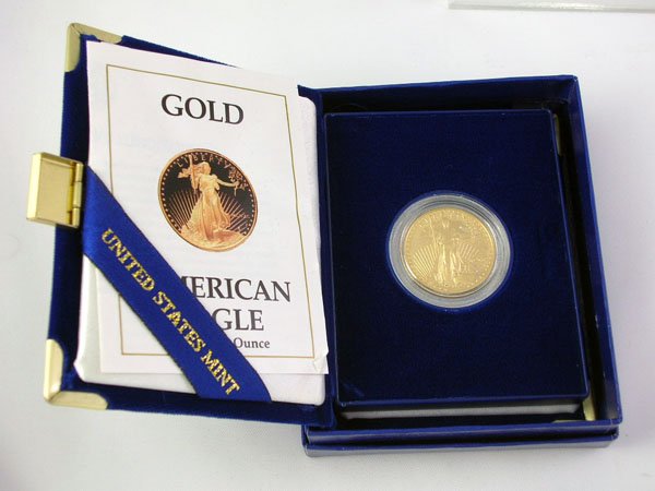 Appraisal: proof one half ounce gold American eagle