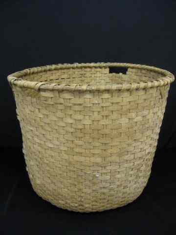 Appraisal: Plantation Basket split oak handle '' tall '' diameter