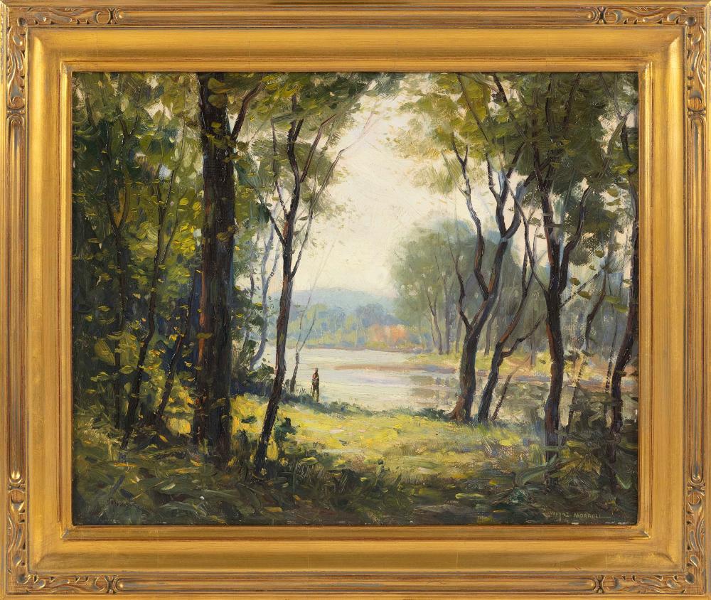 Appraisal: WAYNE BEAM MORRELL MASSACHUSETTS NEW JERSEY - SUMMER LANDSCAPE MYSTIC