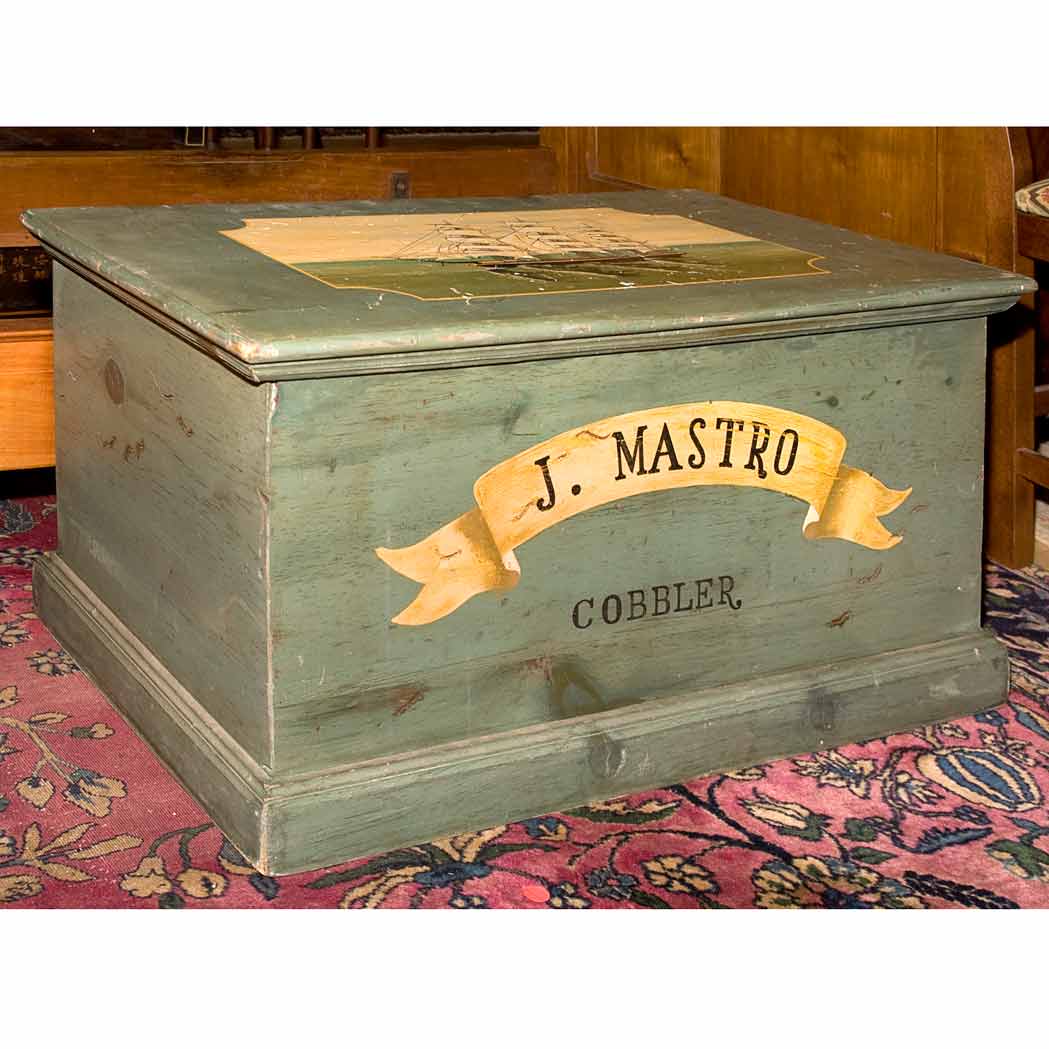 Appraisal: American Painted Chest Height inches width inches depth inches