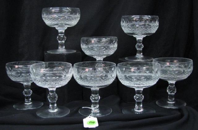 Appraisal: Set of eight Waterford dessert stems Colleen pattern