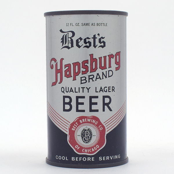 Appraisal: Hapsburg Bests Beer Opening Instruction Flat Top - Reference USBC