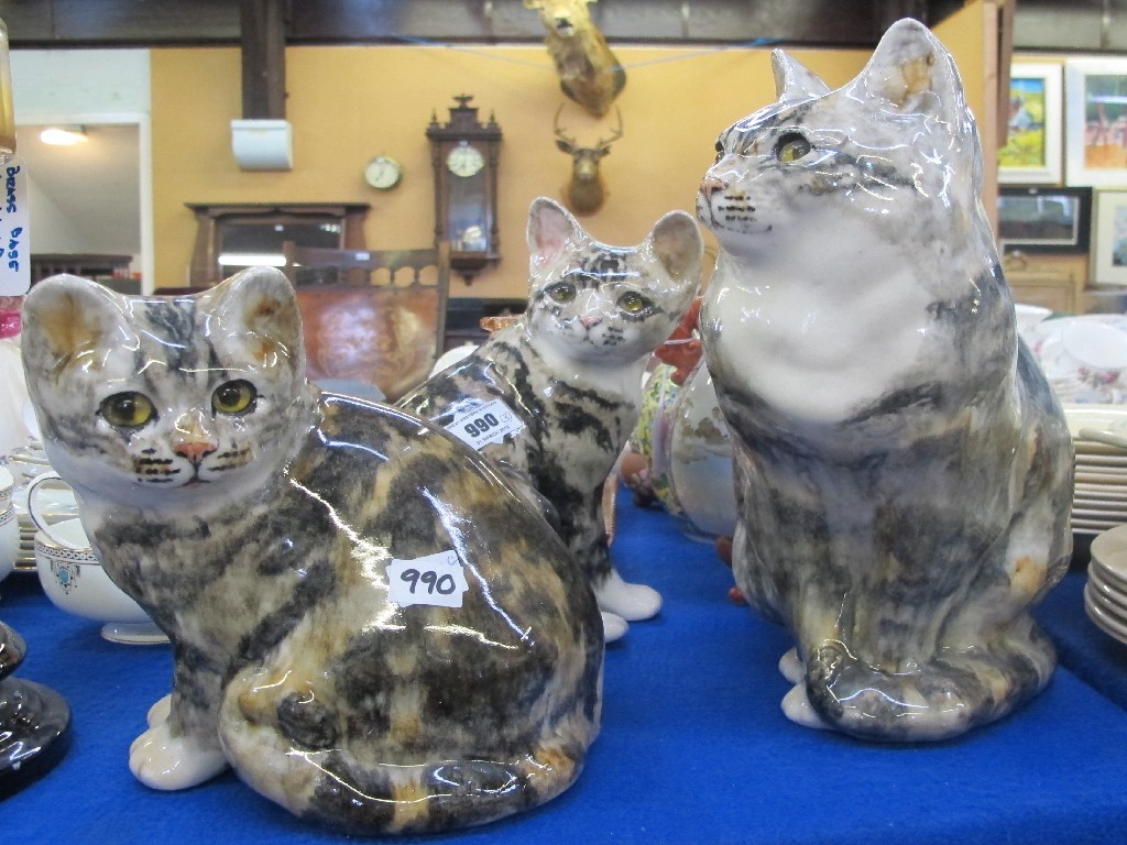 Appraisal: Three Winstanley cats